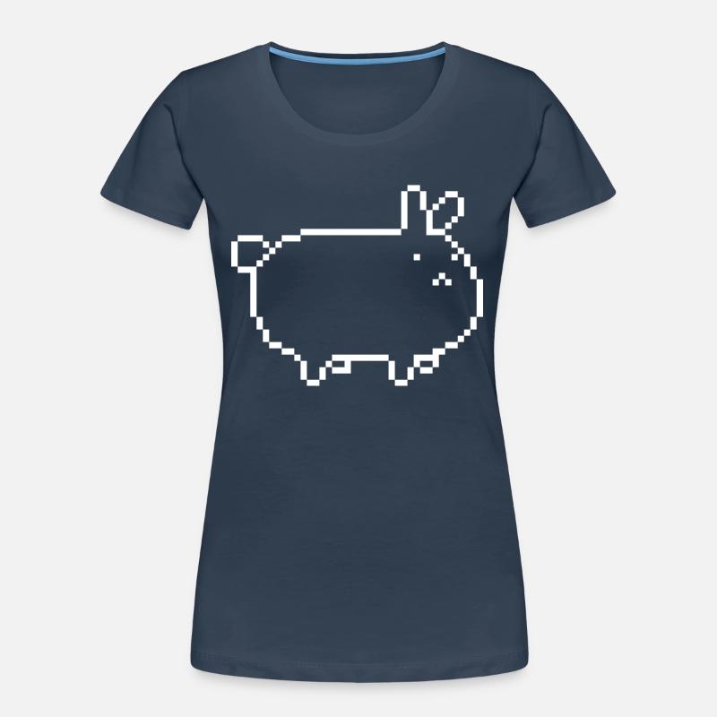 rabbit_pixel T-shirt bio Premium Femme