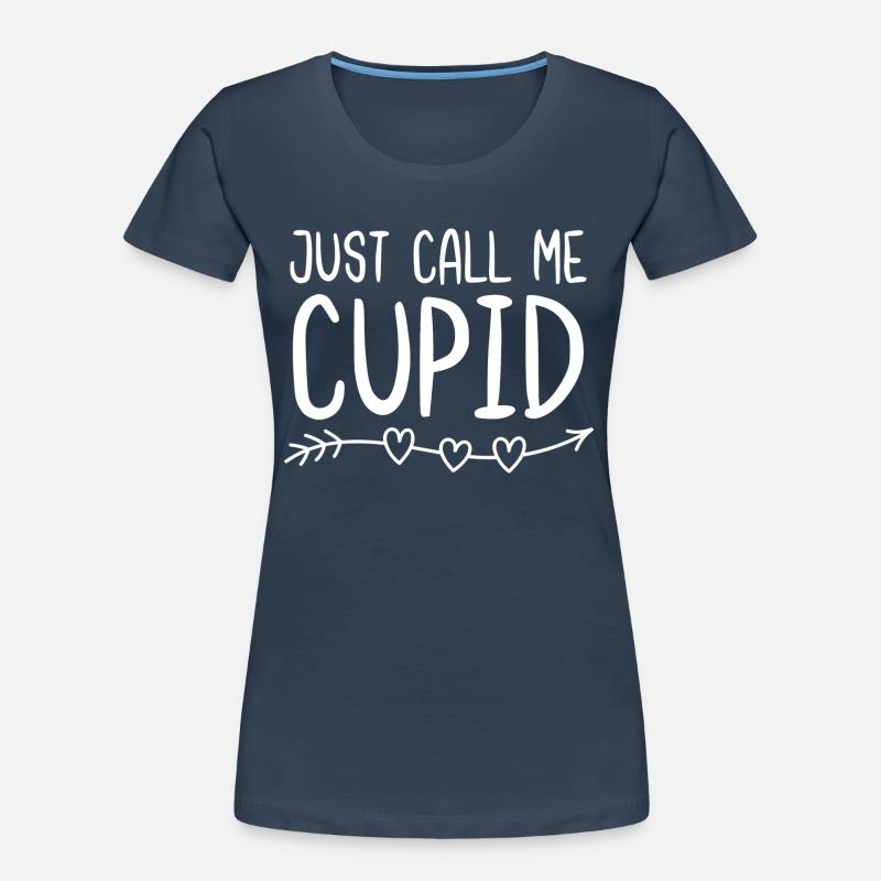 Appelez-moi simplement Cupidon T-shirt bio Premium Femme