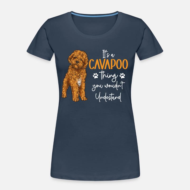 Cavapoo Cavoodle Capoodle Chien T-shirt bio Premium Femme