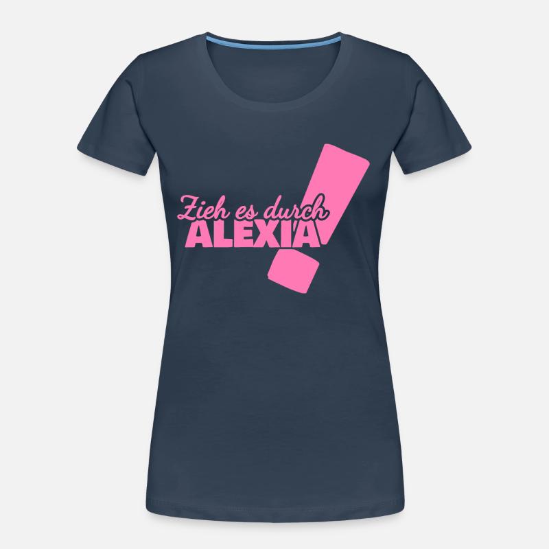 First name Alexia Women's Premium Organic T-Shirt