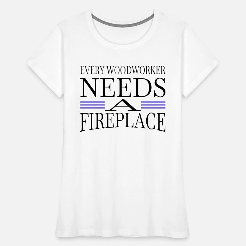 apprentice forest work construction carpenter Women's Premium Organic T-Shirt