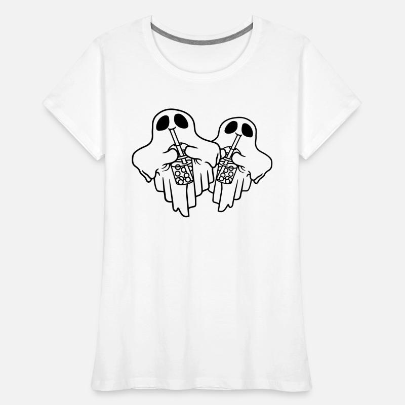 Équipe Bubble Tea Ghosts T-shirt bio Premium Femme