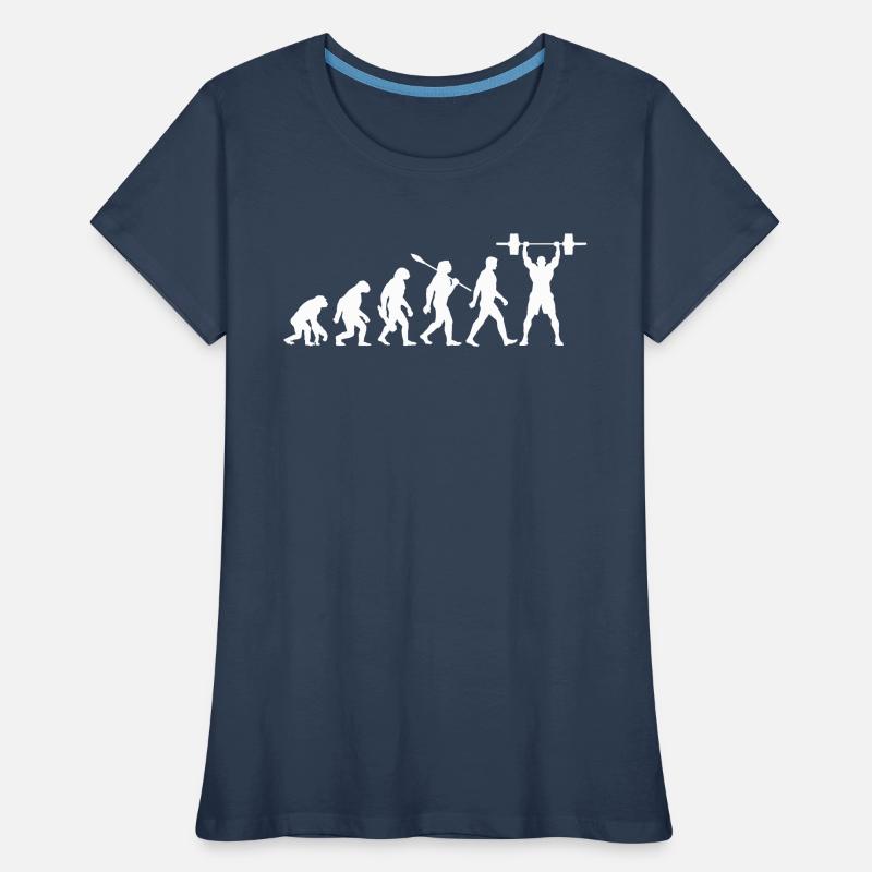 Evolution - Weightlifting - Weight Lifting Women's Premium Organic T-Shirt