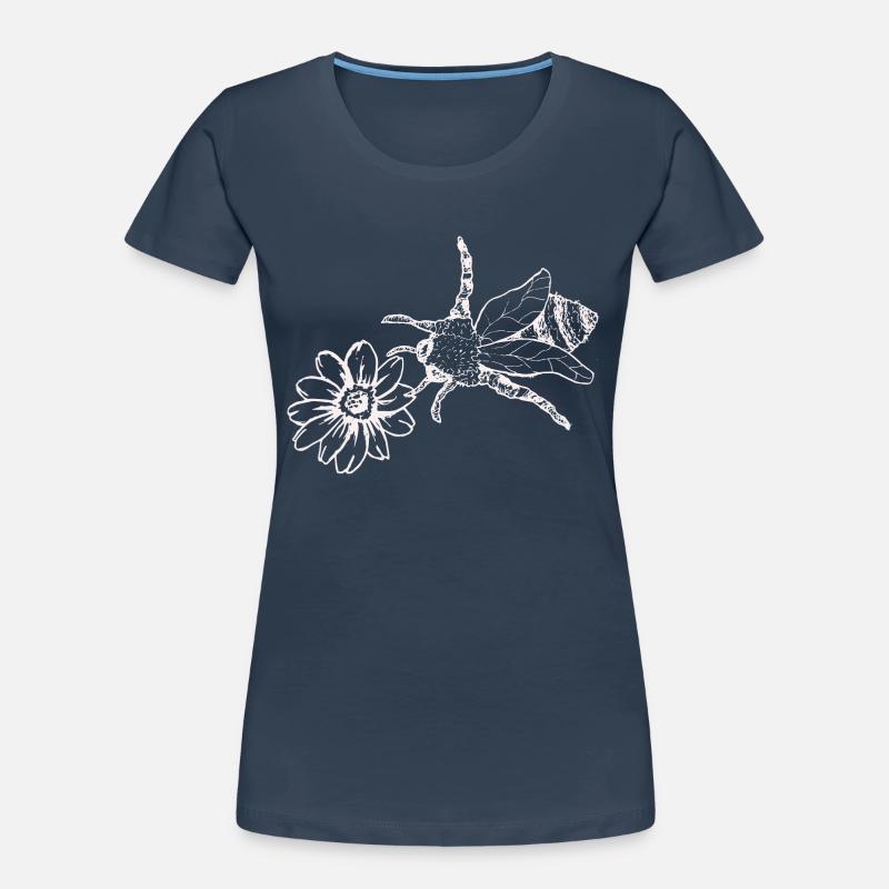 Bee Wasp Bumblebee Beekeeper Nature Conservation Environment Organic Women's Premium Organic T-Shirt