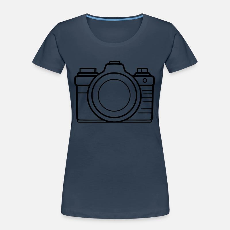 Camera, Vintage Camera, Old Camera, Old Women's Premium Organic T-Shirt