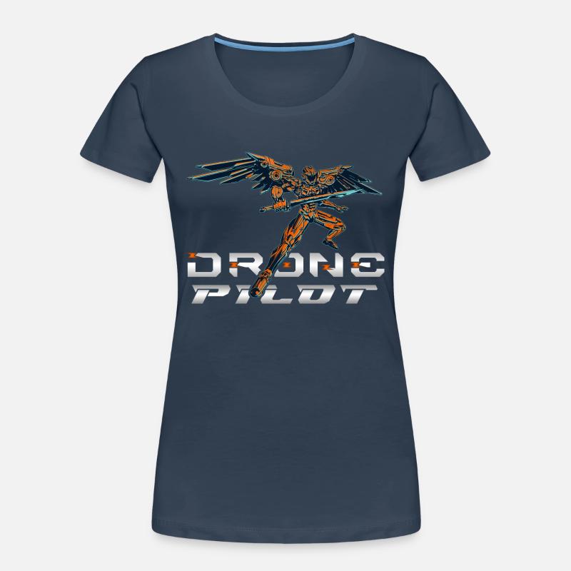 Drone Drones Drone Flight Drone Pilot Women's Premium Organic T-Shirt