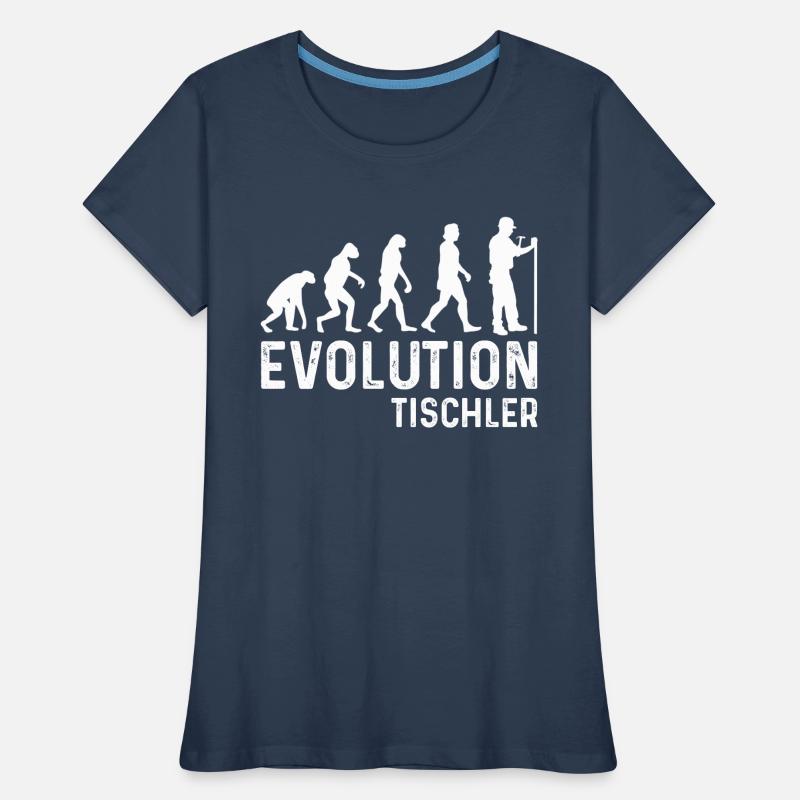 Carpenter s Evolution Carpenter s T Shirt Frauen Premium Bio T-Shirt