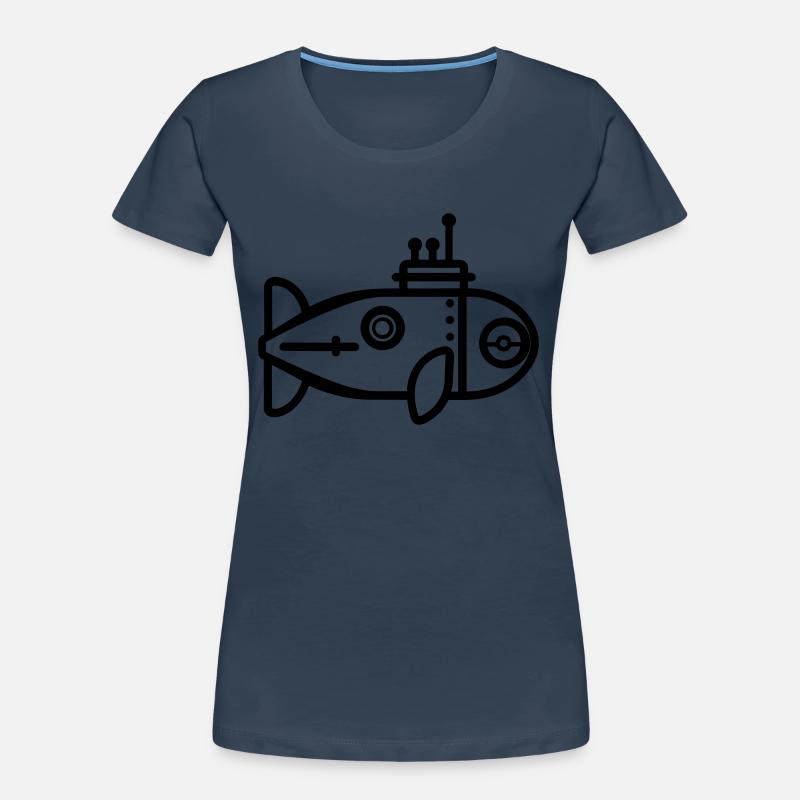 U-Boot-Boot Frauen Premium Bio T-Shirt