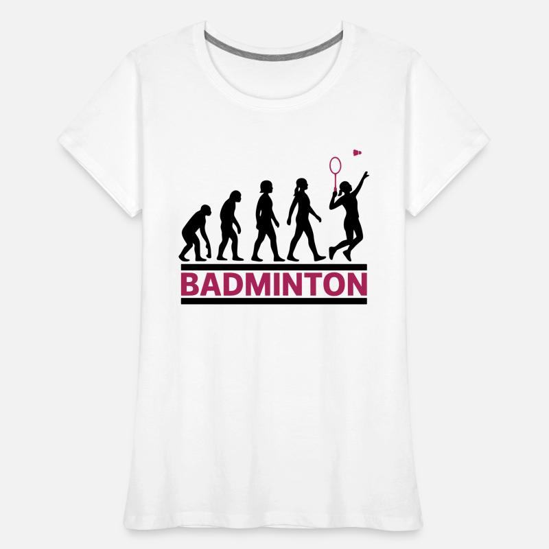 Evolution Badminton Damen Smash Cool Frauen Premium Bio T-Shirt