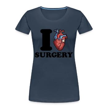 I love surgery - Women's Premium Organic T-Shirt -  - Front - Mia (176cm)