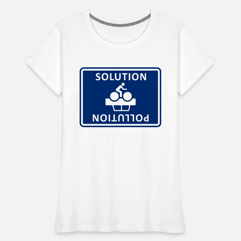 Solution Pollution Women's Premium Organic T-Shirt