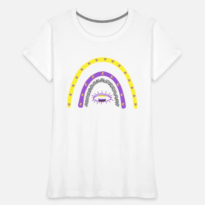 LGBTQ Nonbinary Regenbogen Nonbinary Pride Frauen Premium Bio T-Shirt