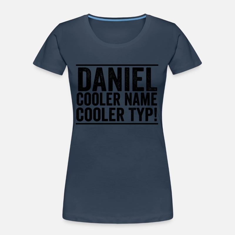 Prénom Daniel T-shirt bio Premium Femme