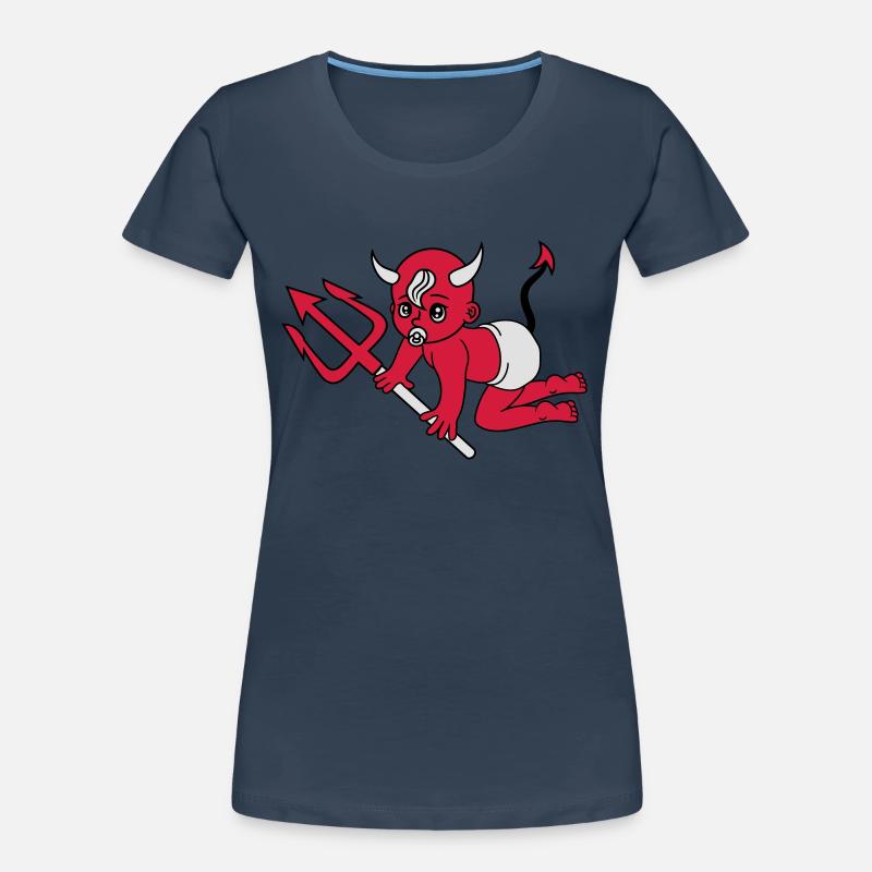 evil devil demon hell devil satan crawling pacifie Women's Premium Organic T-Shirt