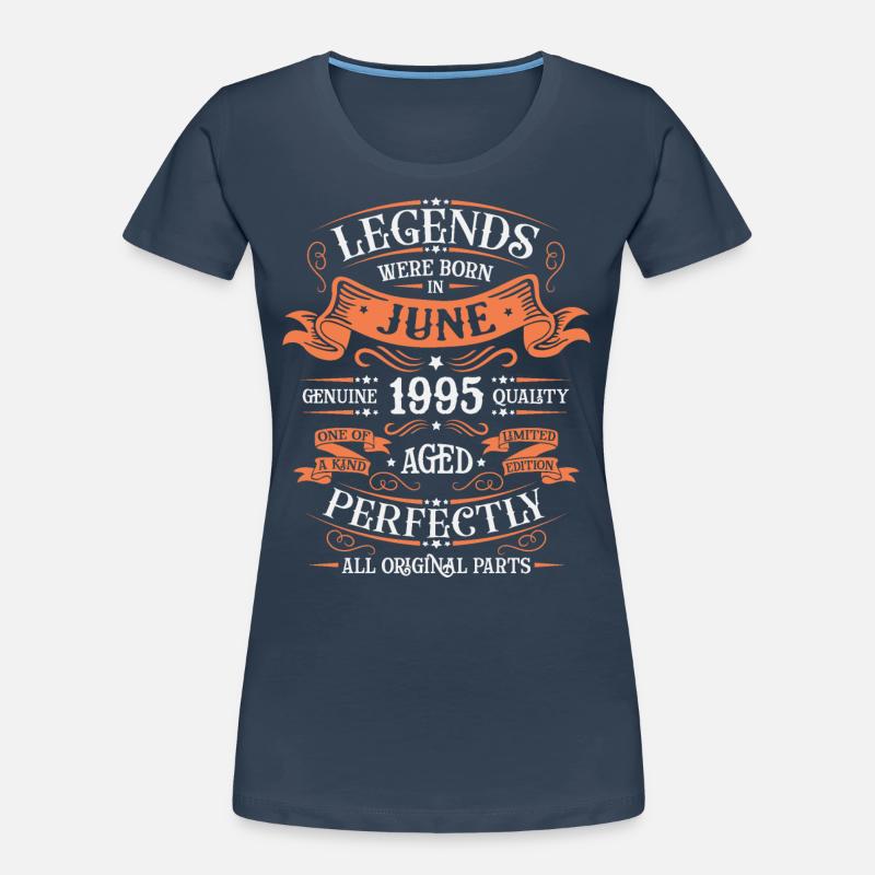 Juni 1995 Jubiläum Juni 1995 Juni Frauen Premium Bio T-Shirt