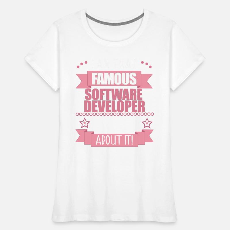 Software Developer Profession Ladies Gift Women's Premium Organic T-Shirt