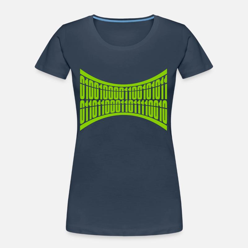 Langage de programme de code binaire T-shirt bio Premium Femme