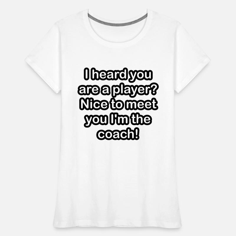 Player Women's Premium Organic T-Shirt