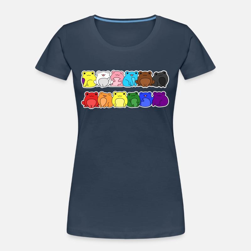 Pride Progress FlagFrog Equality Women's Premium Organic T-Shirt