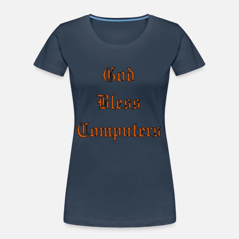 GodBlessComputers Frauen Premium Bio T-Shirt