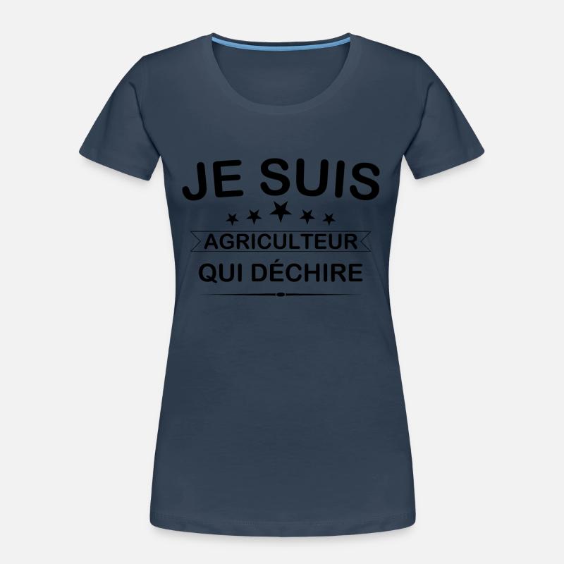 Ich bin ein Bauer, der weint Frauen Premium Bio T-Shirt