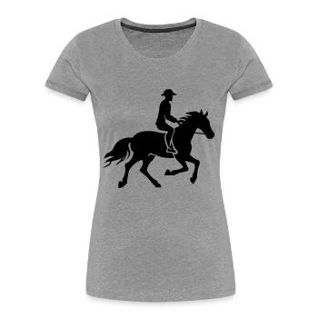 rider horse rider - Women's Premium Organic T-Shirt -  - Front - Mia (176cm)