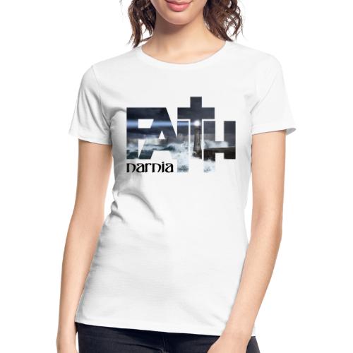 Narnia - Faith Mask - White - Women's Premium Organic T-Shirt