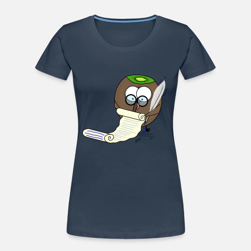 Beaked fruit taking notes, very dignified Women's Premium Organic T-Shirt
