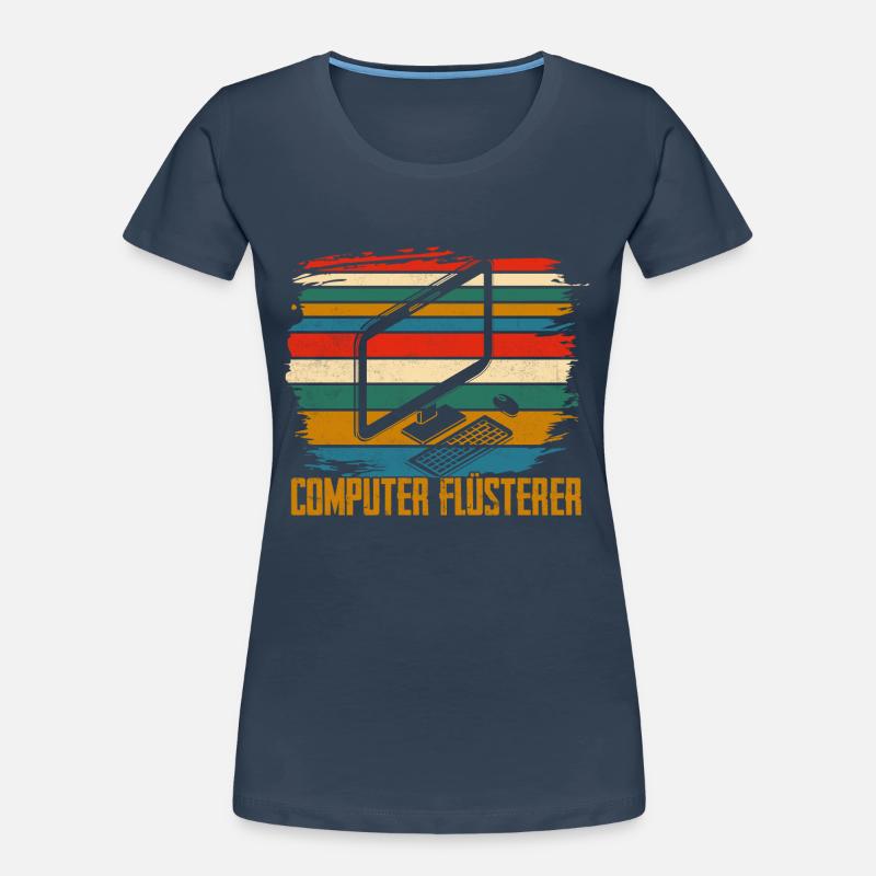 Computer Flüsterer IT Programmierer Frauen Premium Bio T-Shirt