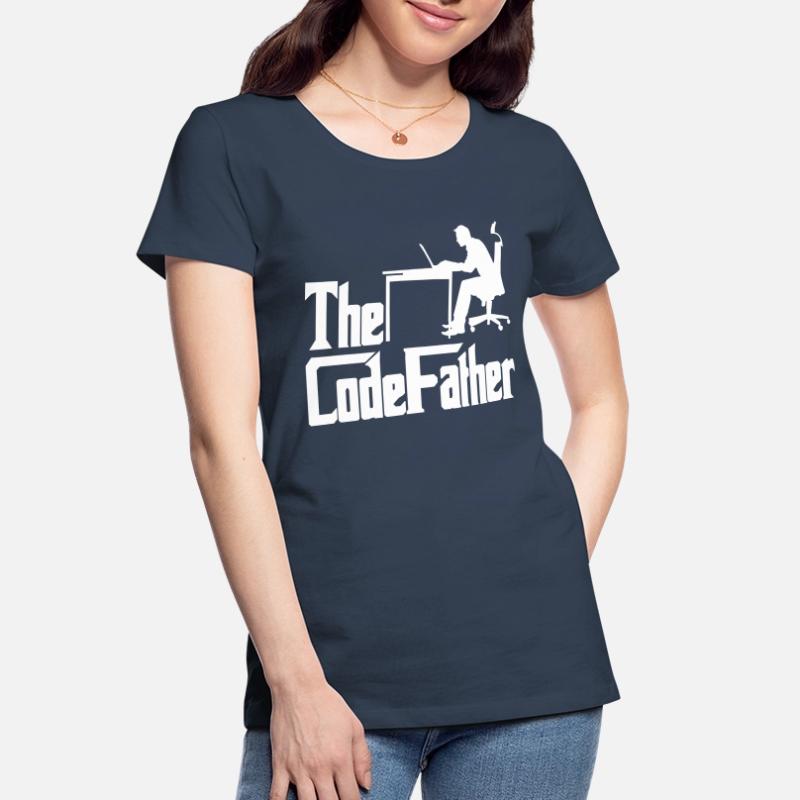 The Codefather Programmer Coder Developer Software Frauen Premium Bio T-Shirt