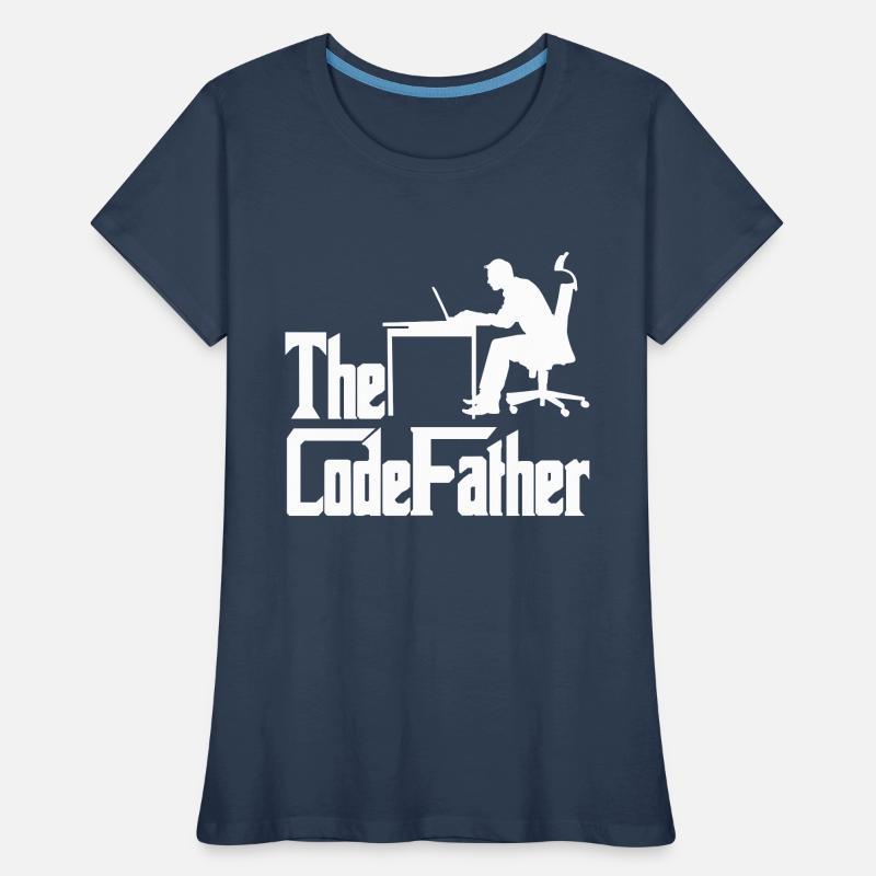 The Codefather Programmer Coder Developer Software Frauen Premium Bio T-Shirt