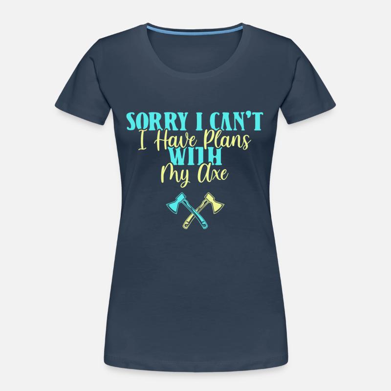 Axe throw axe throwing Women's Premium Organic T-Shirt