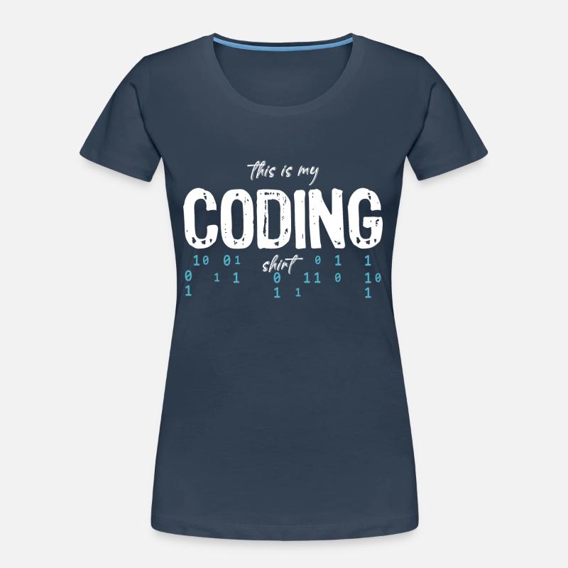 Programmierer Softwareentwickler Coder Sprüche Frauen Premium Bio T-Shirt