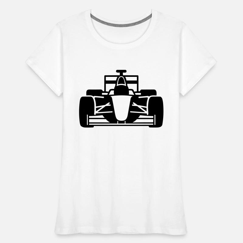 F1 Voiture de course T-shirt bio Premium Femme