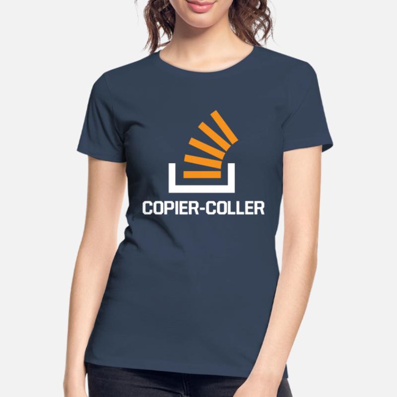 Copier Coller Programmer Software Developer Nerd G Frauen Premium Bio T-Shirt