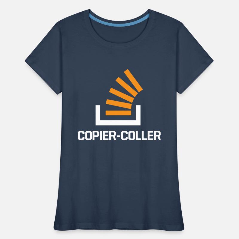 Copier Coller Programmer Software Developer Nerd G Frauen Premium Bio T-Shirt