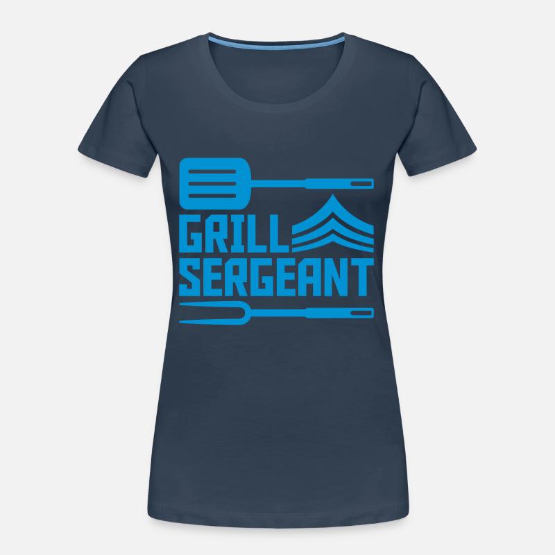 BBQ Grill Sergeant Grill Master Women's Premium Organic T-Shirt