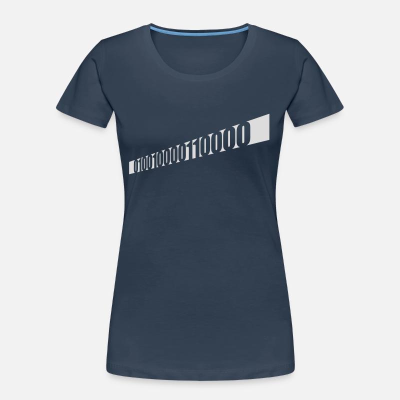 Langage de programme de code binaire T-shirt bio Premium Femme