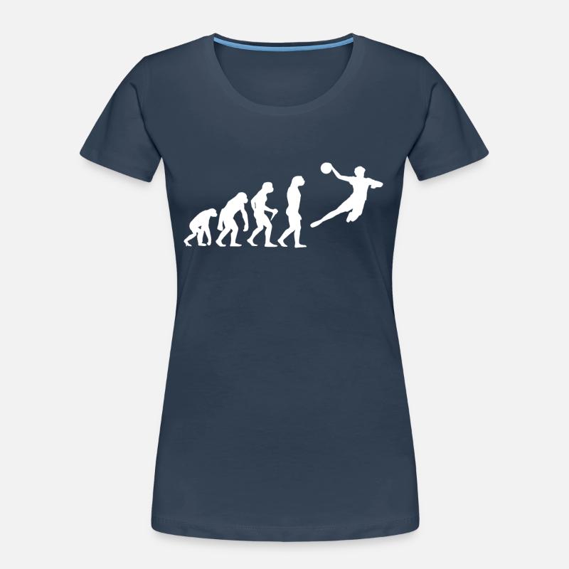 Evolution Handball Kinder Frauen Premium Bio T-Shirt