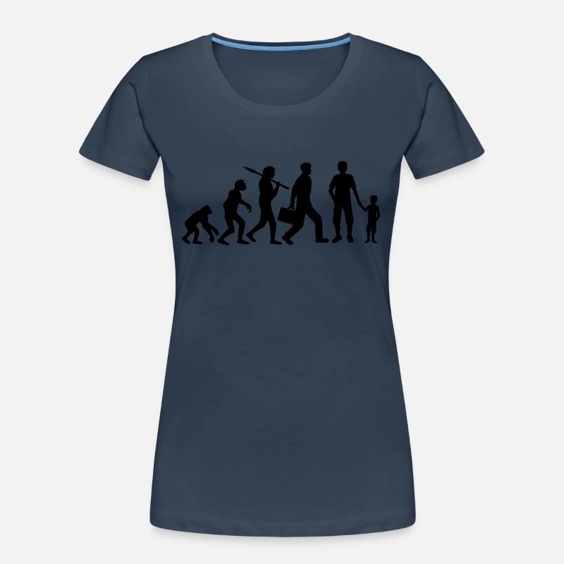 Son Papa Evolution Child Women's Premium Organic T-Shirt