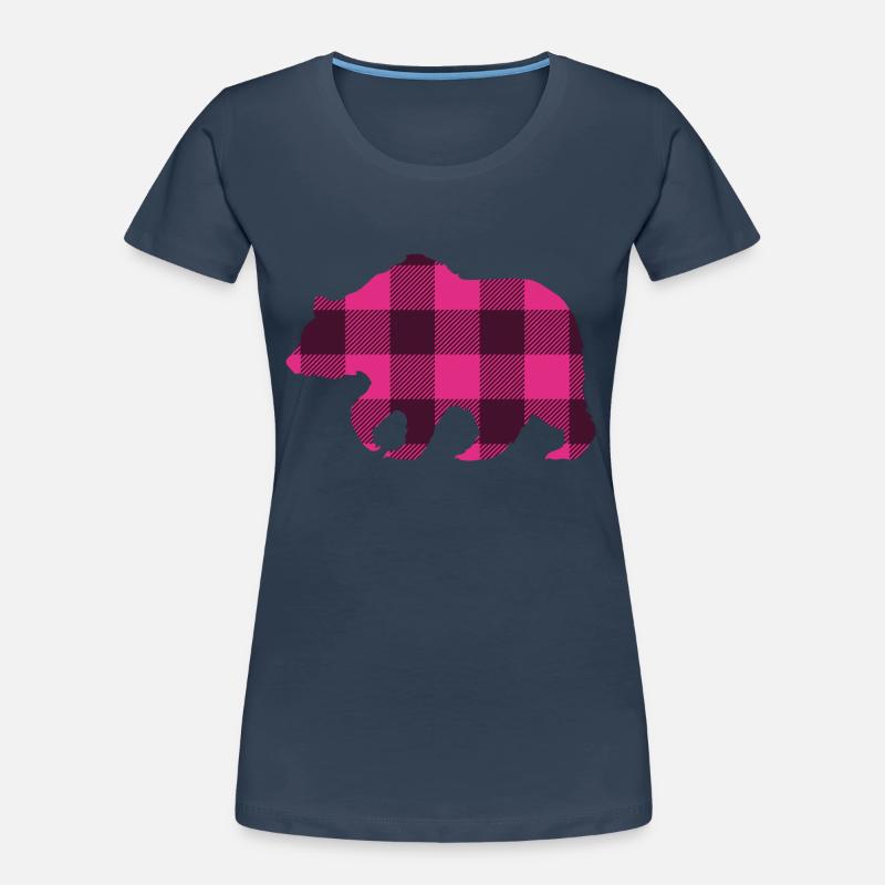Mutter Bär Mama Geschenk Mädchen Weihnachten rosa Frauen Premium Bio T-Shirt