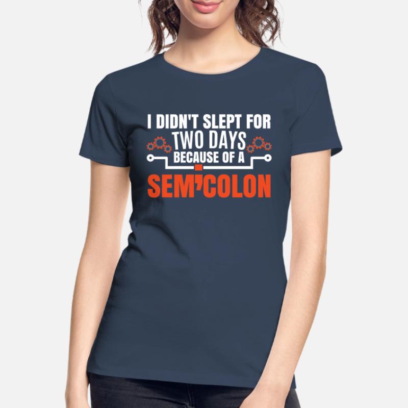 Coding Funny Coder Joke Women's Premium Organic T-Shirt