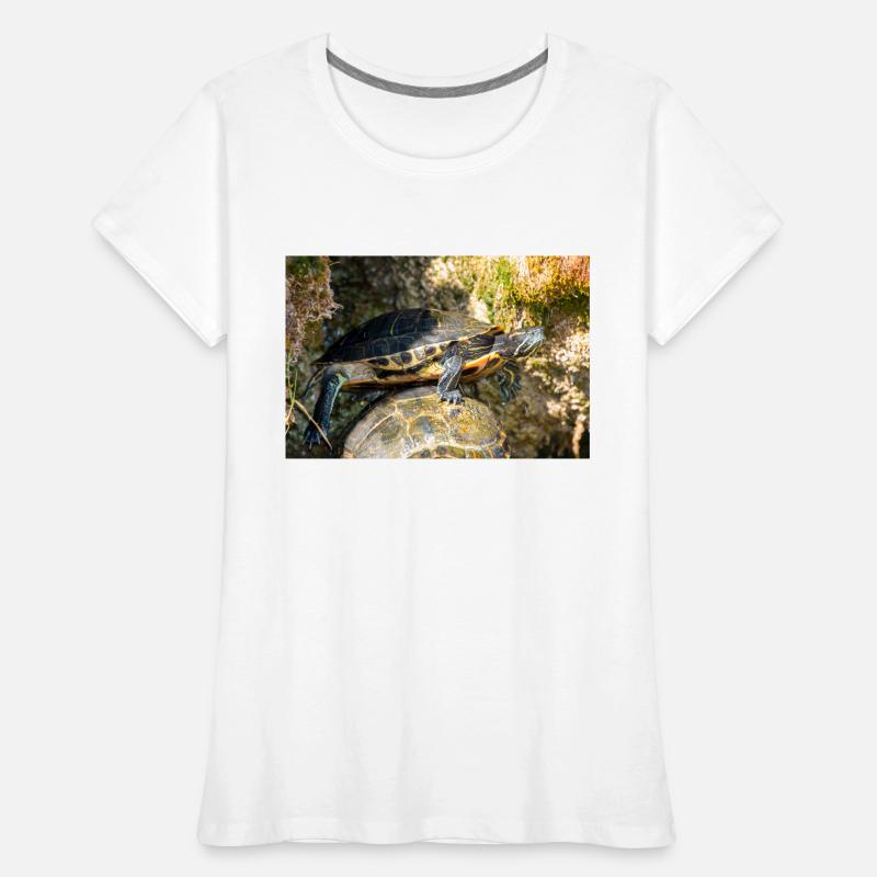 Yellow-bellied slider Trachemys scripta scripta Women's Premium Organic T-Shirt