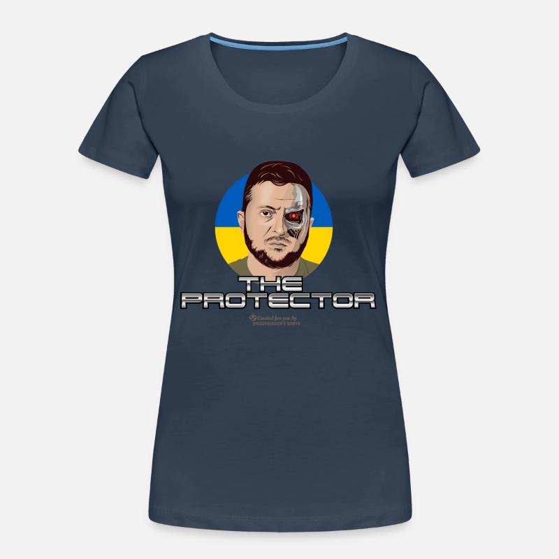 Zelensky Protector Frauen Premium Bio T-Shirt