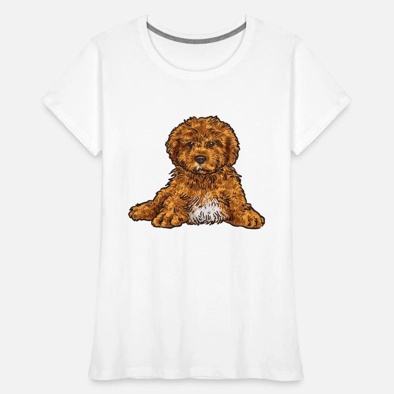 Cavapoo Capoodle Cavoodle Chien Cadeau T-shirt bio Premium Femme