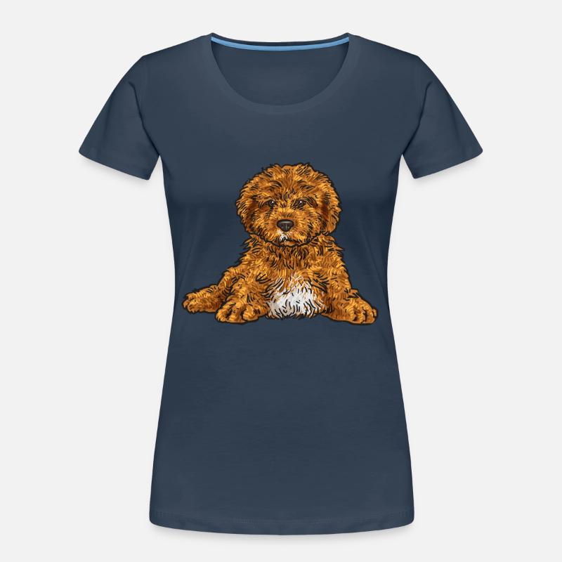 Cavapoo Capoodle Cavoodle Hund Geschenk Frauen Premium Bio T-Shirt