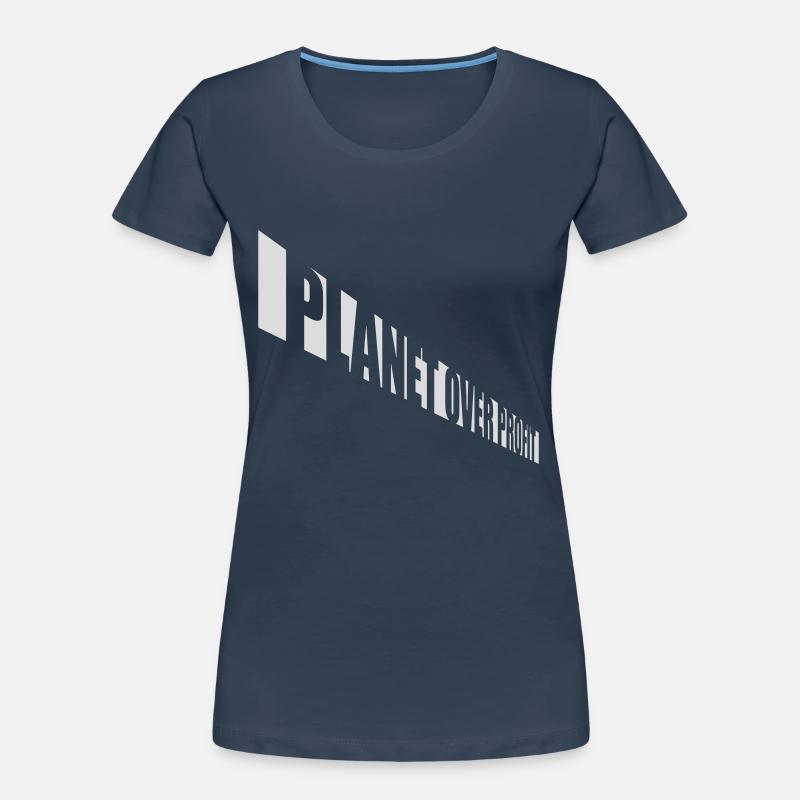 Planète sur le devis de profit T-shirt bio Premium Femme