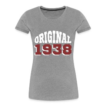 Original 1938 - Frauen Premium Bio T-Shirt -  - Vorne - Mia (176cm)