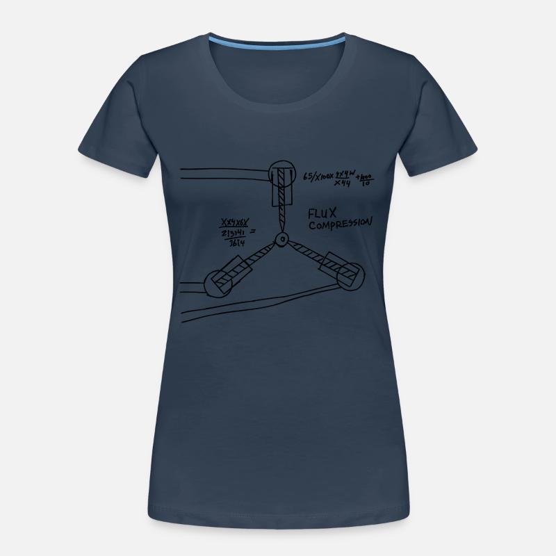 Flussmittel-Kompression Frauen Premium Bio T-Shirt