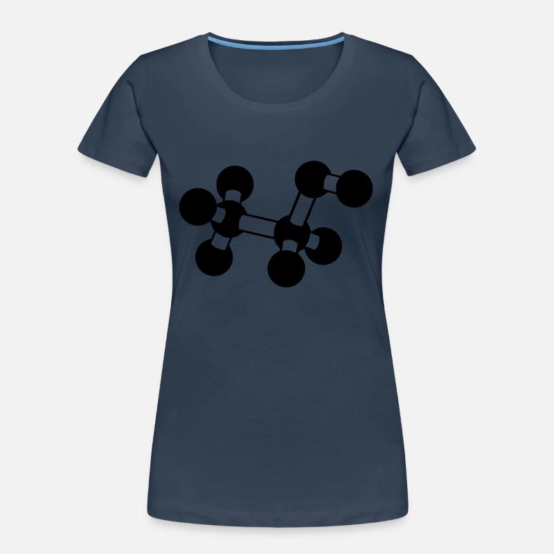 Molécule d'alcool T-shirt bio Premium Femme